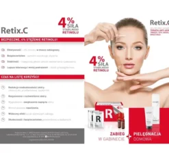 RETIX C ZABIEG ANTI-AGING Z RETINOLEM I WITAMINĄ C 5x2ML + 5x4G