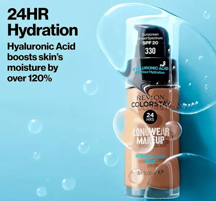 Revlon Colorstay podkład z kwasem hialuronowym do cery suchej 250 Fresh Beige 30ml