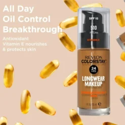Revlon Colorstay podkład z witaminą E do cery tłustej i mieszanej SPF15 180 Sand Beige 30 ml