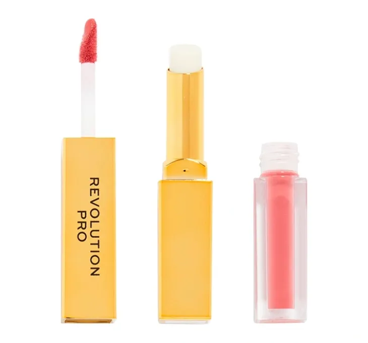 Revolution Pro Supreme Stay 24H Lip Duo pomadka do ust 2w1 Tease 1ml + 1,5g