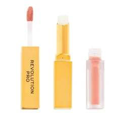 Revolution Pro Supreme Stay 24H Lip Duo pomadka do ust 2w1 Cashmere 1ml + 1,5g
