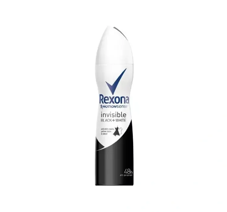 Rexona Invisible on Black + White antyperspirant w aerozolu dla kobiet 150 ml