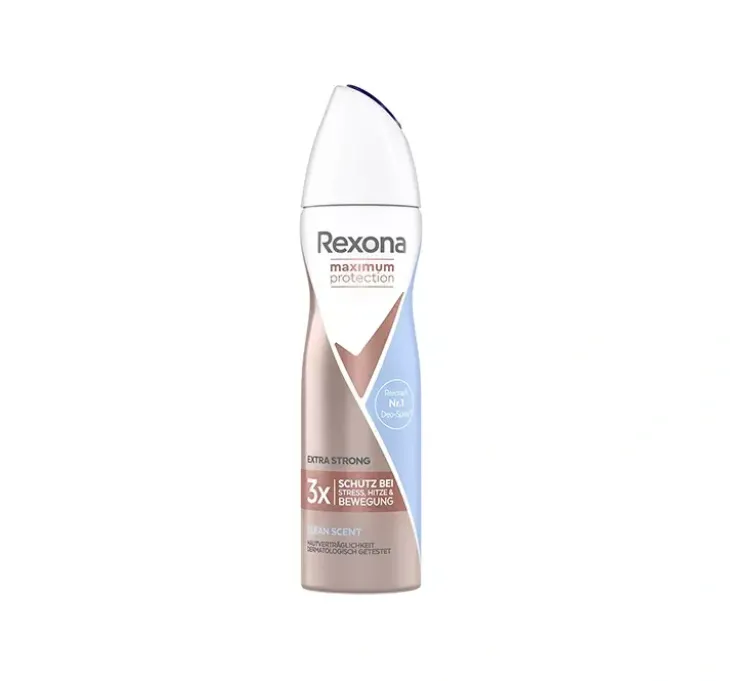Rexona Maximum Protection Extra Strong Clean Scent antyperspirant w sprayu dla kobiet 150 ml