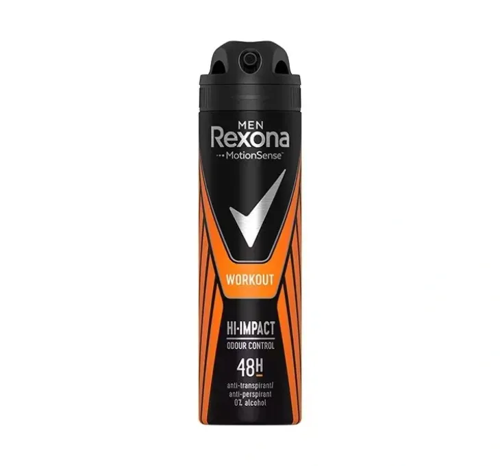 Rexona Men Workout Hi Impact antyperspirant w aerozolu dla mężczyzn 150 ml