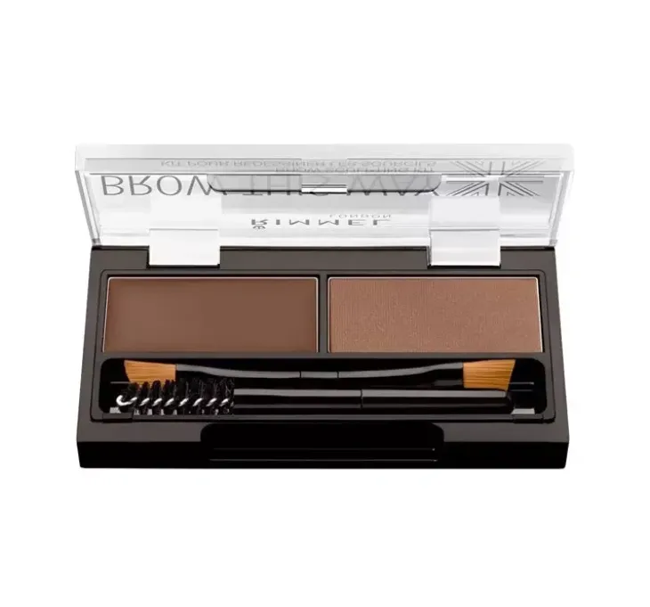 Rimmel Brow This Way zestaw do stylizacji brwi 002 Medium Brown 1,1g