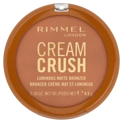 Rimmel Cream Crush bronzer do twarzy z efektem świetlistego matu 002 Cappuccino 8,5 g