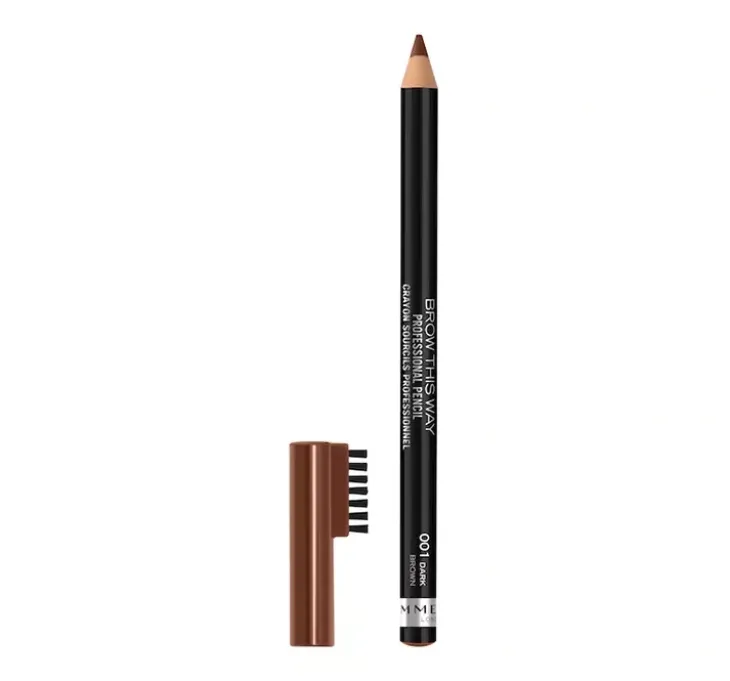 RIMMEL EYEBROW PENCIL KREDKA DO BRWI 001 DARK BROWN 1,4G