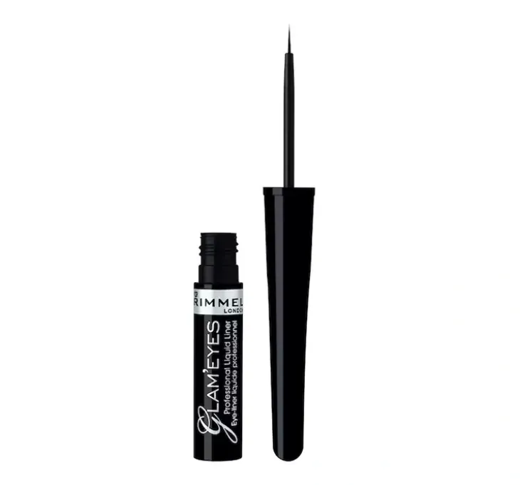 Rimmel Glam Eyes płynny eyeliner 001 Czarny