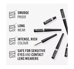 Rimmel Glam Eyes płynny eyeliner 001 Czarny