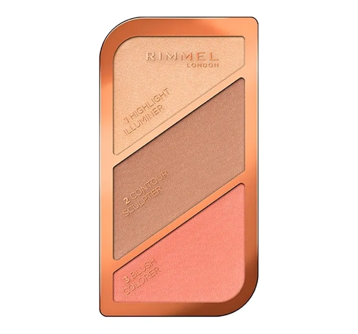 RIMMEL KATE PALETKA ROZŚWIETLACZ BRONZER RÓŻ 002 18,5G