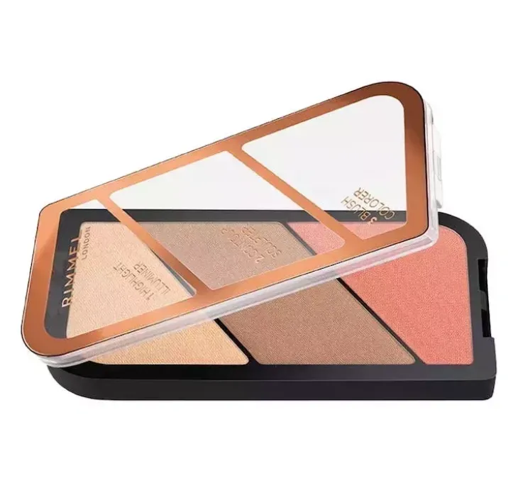 RIMMEL KATE PALETKA ROZŚWIETLACZ BRONZER RÓŻ 002 18,5G