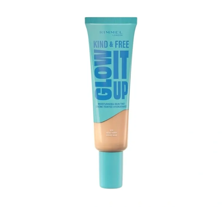 Rimmel Kind & Free Glow It Up lekki podkład nawilżający 010 Rose Ivory 30ml
