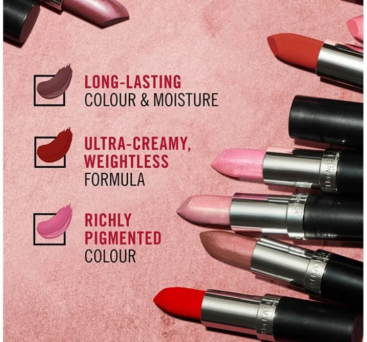 Rimmel Lasting Finish satynowa pomadka w sztyfcie 310 Regent Street Red 4g