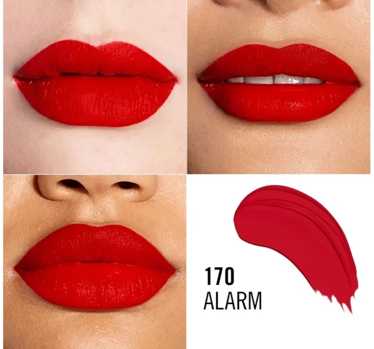 Rimmel Lasting Finish satynowa pomadka w sztyfcie 170 Alarm 4g