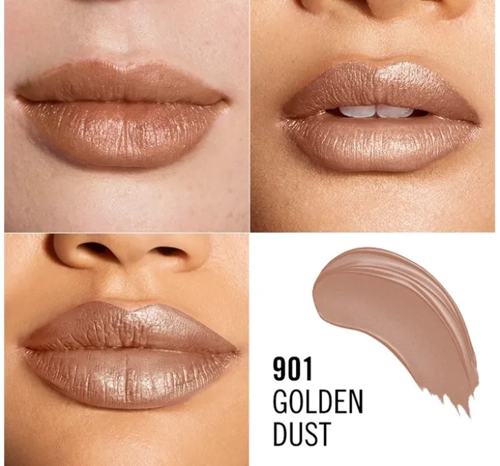 Rimmel Lasting Finish satynowa pomadka w sztyfcie 901 Golden Dust 4g