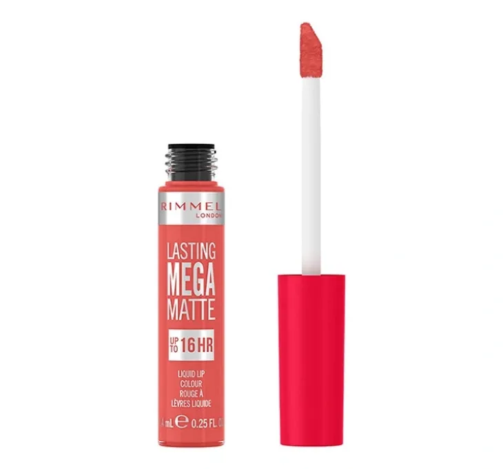 RIMMEL LASTING MEGA MATTE MATOWA POMADKA 600 CORAL SASS 7,4ML