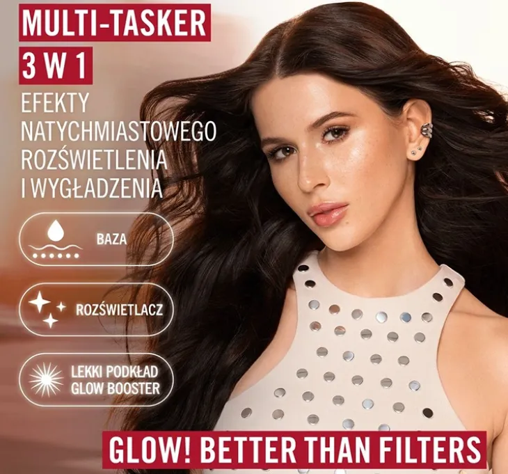 Rimmel Multi Tasker Better Than Filters baza rozświetlająca 3w1 001 Fair 30ml