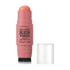 Rimmel Multi Tasker Blush 'N' Brush kremowy róż w sztyfcie 100 Cotton Candy 8 g