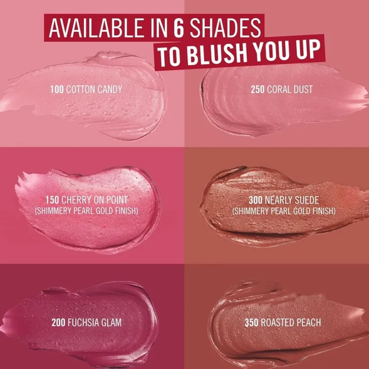 Rimmel Multi Tasker Blush 'N' Brush kremowy róż w sztyfcie 100 Cotton Candy 8 g