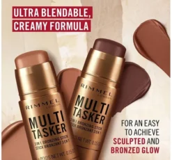 Rimmel Multi Tasker rozświetlający bronzer w sztyfcie 003 Tan 4,5g