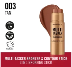 Rimmel Multi Tasker rozświetlający bronzer w sztyfcie 003 Tan 4,5g