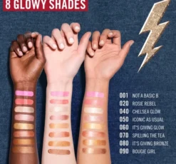Rimmel Multi-Tasker Turbocharged Glow rozświetlający róż w płynie 002 Rosy Rebel 10 ml