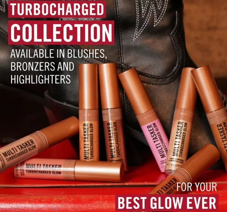 Rimmel Multi-Tasker Turbocharged Glow rozświetlacz w płynie 004 Chelsea Glow 10 ml