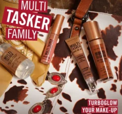Rimmel Multi-Tasker Turbocharged Glow rozświetlacz w płynie 005 Iconic As Usual 10 ml