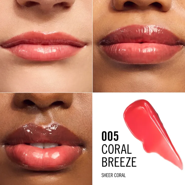 Rimmel Oh My Gloss! Butter Me Up nawilżający balsam do ust 005 Coral Breeze 15 ml