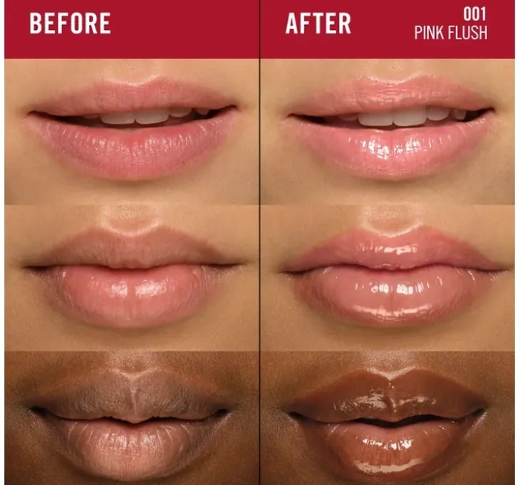 Rimmel Oh My Gloss! olejek do ust 001 Pink Flush 4,5ml