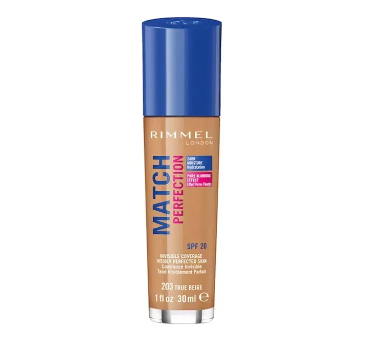 RIMMEL PODKŁAD MATCH PERFECTION NR 203 NOWA WERSJA