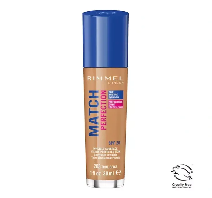RIMMEL PODKŁAD MATCH PERFECTION NR 203 NOWA WERSJA