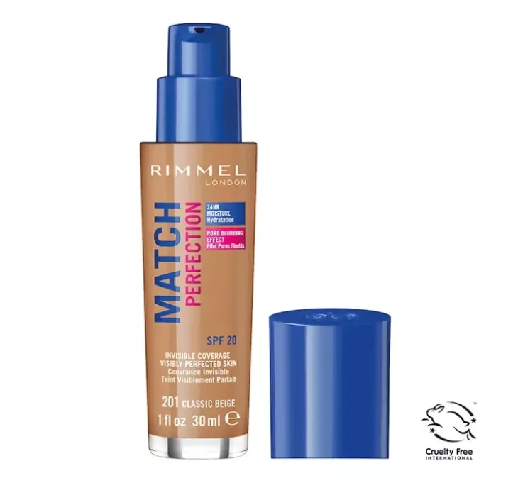 RIMMEL PODKŁAD MATCH PERFECTION NR 201 NOWA WERSJA