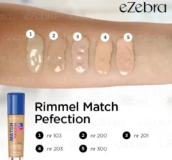 RIMMEL PODKŁAD MATCH PERFECTION NR 201 NOWA WERSJA