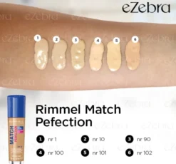 RIMMEL PODKŁAD MATCH PERFECTION NR 010 NOWA WERSJA
