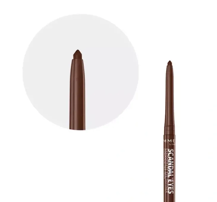 RIMMEL SCANDAL'EYES EXAGGERATE AUTOMATYCZNA KREDKA DO OCZU 002 CHOCOLATE BROWN 0,35G