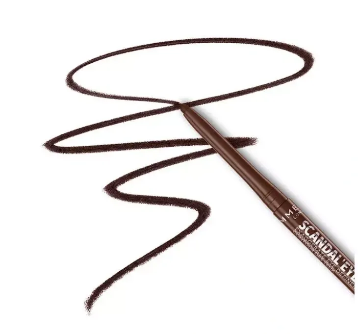 RIMMEL SCANDAL'EYES EXAGGERATE AUTOMATYCZNA KREDKA DO OCZU 002 CHOCOLATE BROWN 0,35G