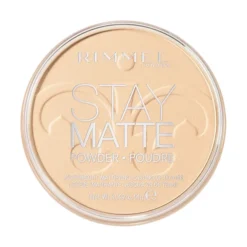Rimmel Stay Matte prasowany matujący puder do twarzy 001 Transparent 14 g