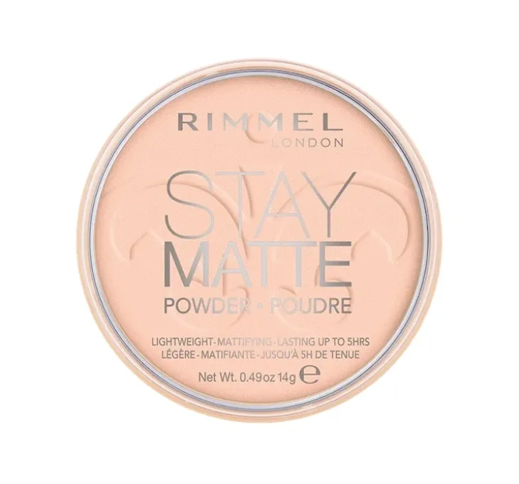 RIMMEL STAY MATTE PUDER MATUJĄCY PINK BOLSSOM 002 14G
