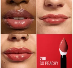 Rimmel Thrill Seeker Lip Latex płynna pomadka do ust 200 So Peachy 6ml