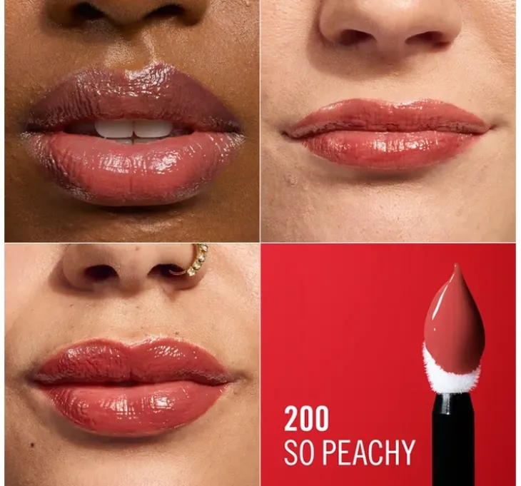 Rimmel Thrill Seeker Lip Latex płynna pomadka do ust 200 So Peachy 6ml