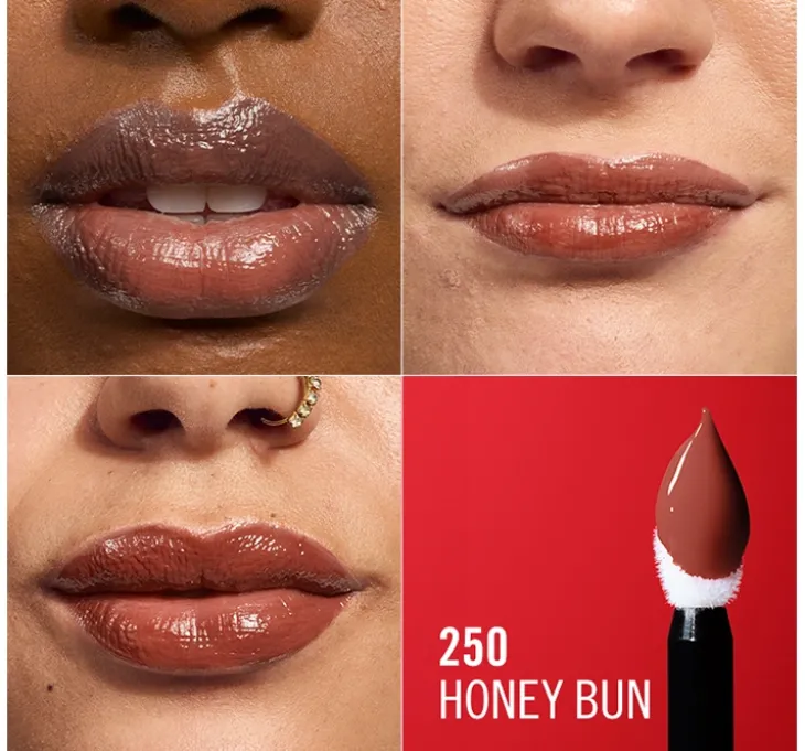Rimmel Thrill Seeker Lip Latex płynna pomadka do ust 250 Honey Bun 6ml