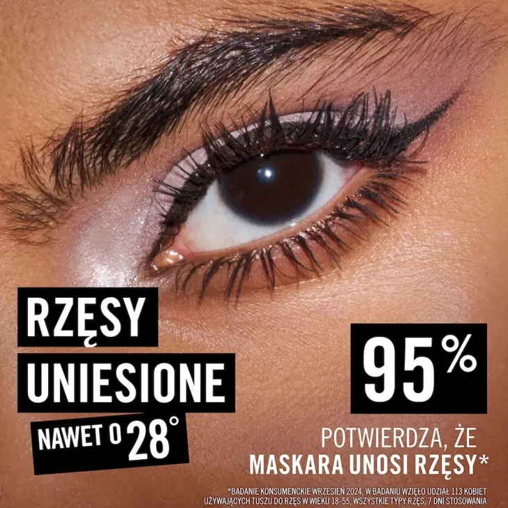 Rimmel Thrill Seeker Mega Lift pogrubiający tusz do rzęs 001 Black 10 ml