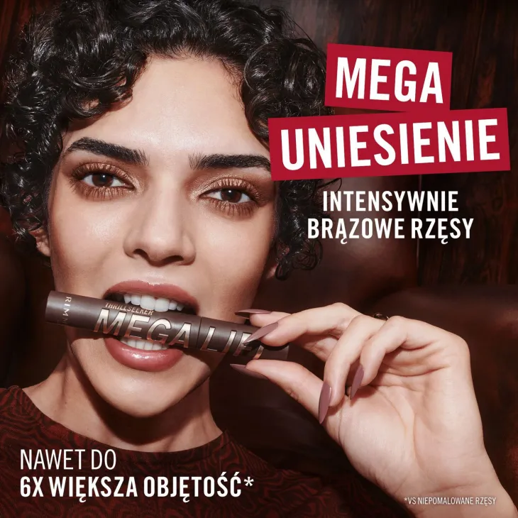 Rimmel Thrill Seeker Mega Lift tusz do rzęs zwiększający objętość 003 Brownie Pie 10 ml