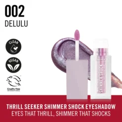 Rimmel Thrill Seeker Shimmer Shock cień do powiek w płynie 002 Delulu 3,5 ml