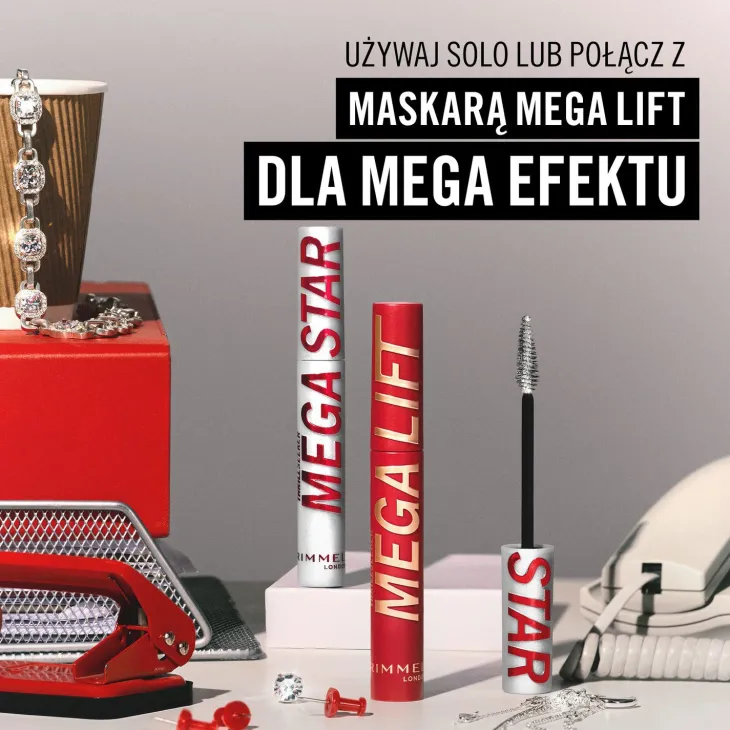 Rimmel Thrill Seeker Star tusz do rzęs z drobinkami 005 Star Struck 10 ml
