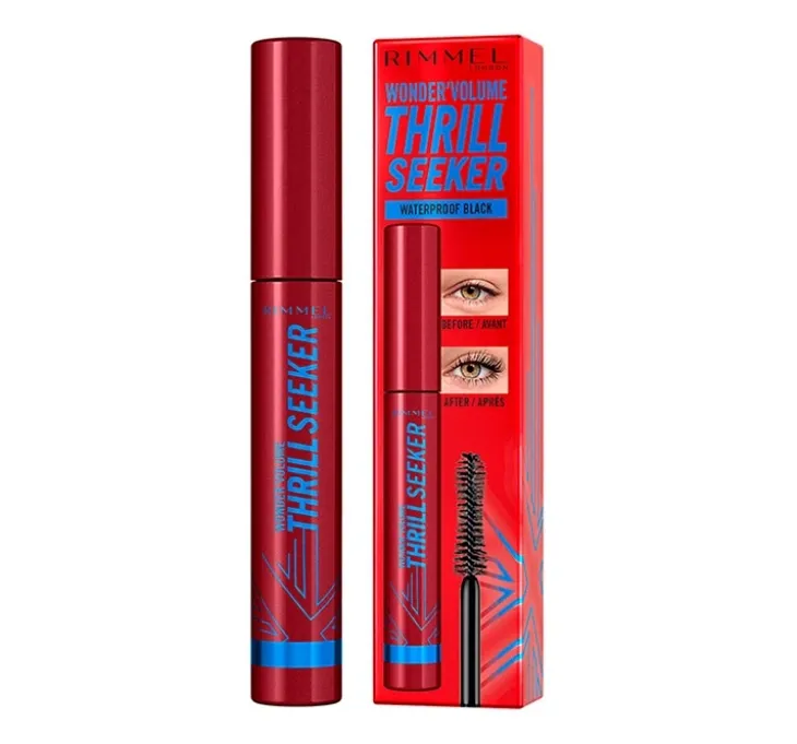 Rimmel Wonder'Volume Thrill Seeker tusz do rzęs waterproof Black 8ml
