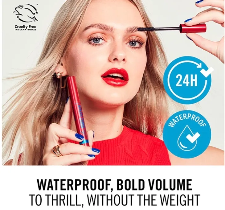 Rimmel Wonder'Volume Thrill Seeker tusz do rzęs waterproof Black 8ml
