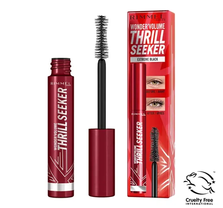 RIMMEL WONDER'VOLUME THRILL SEEKER TUSZ DO RZĘS EXTREME BLACK 8ML