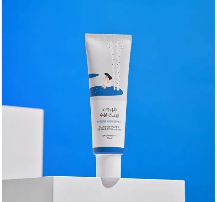 Round LAB Birch Juice Moisturizing Sun Cream SPF50+ PA++++ nawilżający krem ochronny z sokiem z brzozy 50ml